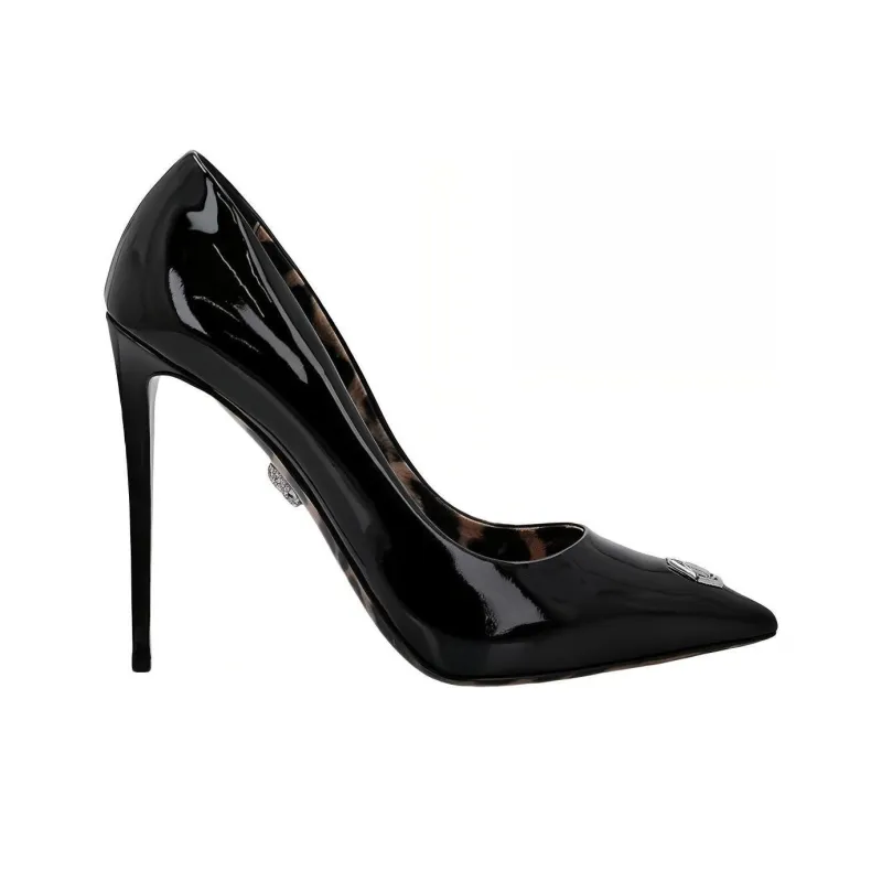 PHILIPP PLEIN Iconic Plein Decollete Patent-leather Pumps-1