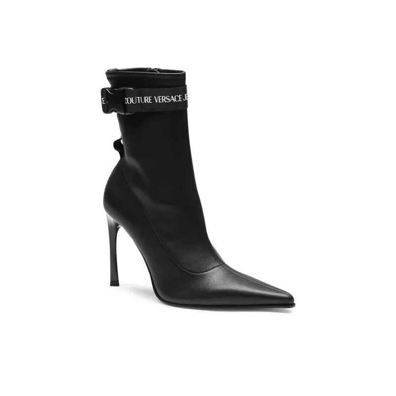 VERSACE JEANS Couture 105mm Branded-strap Ankle Boots-2
