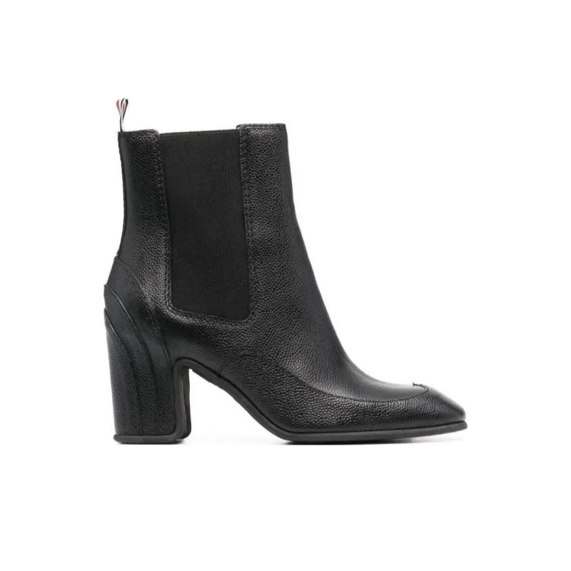 THOM BROWNE Wingtip Galosh Ankle 75mm Booties-1