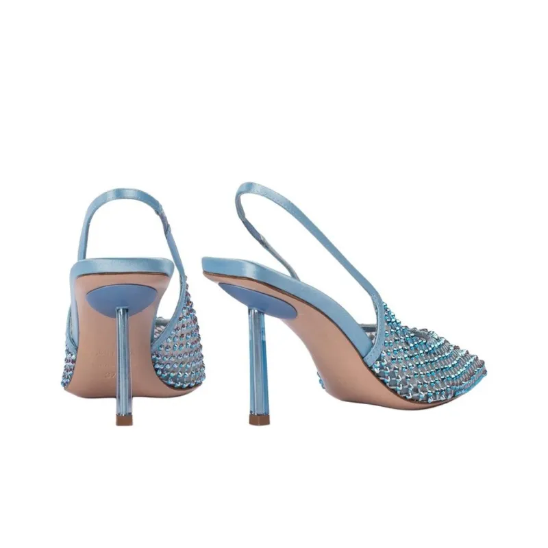 Le Silla Gilda 80mm Slingback Pumps-4