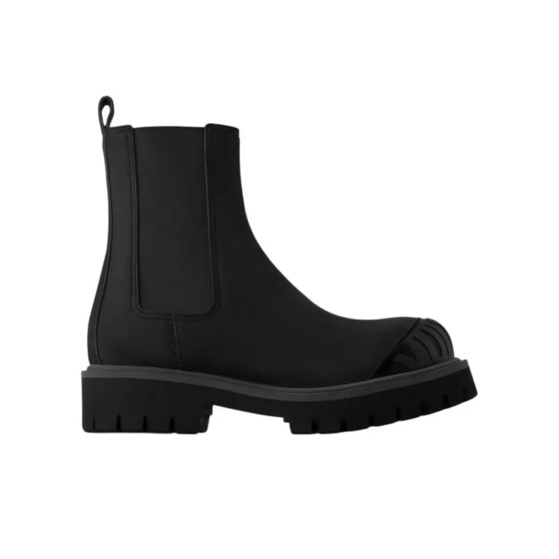 LOUIS VUITTON Lv Boot Short Chelsea Boots Men's Black-1