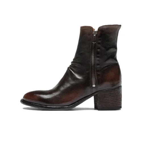 Officine Creative Denner 103 Leather Boots Women's