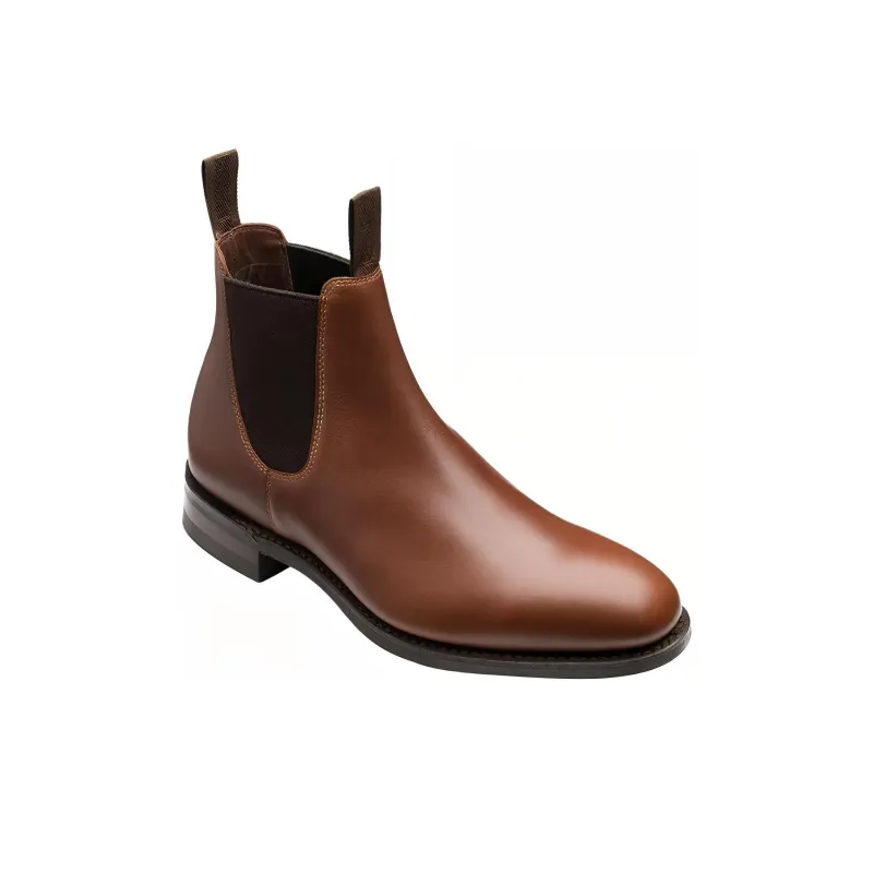 LOAKE Short Chelsea Boots Women's Brown-1