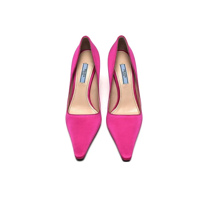 PRADA High Heels Women's Rose Red-3