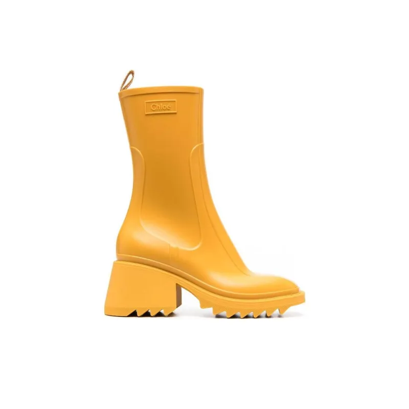 Chloe Ankle Boots Women's Yellow-1