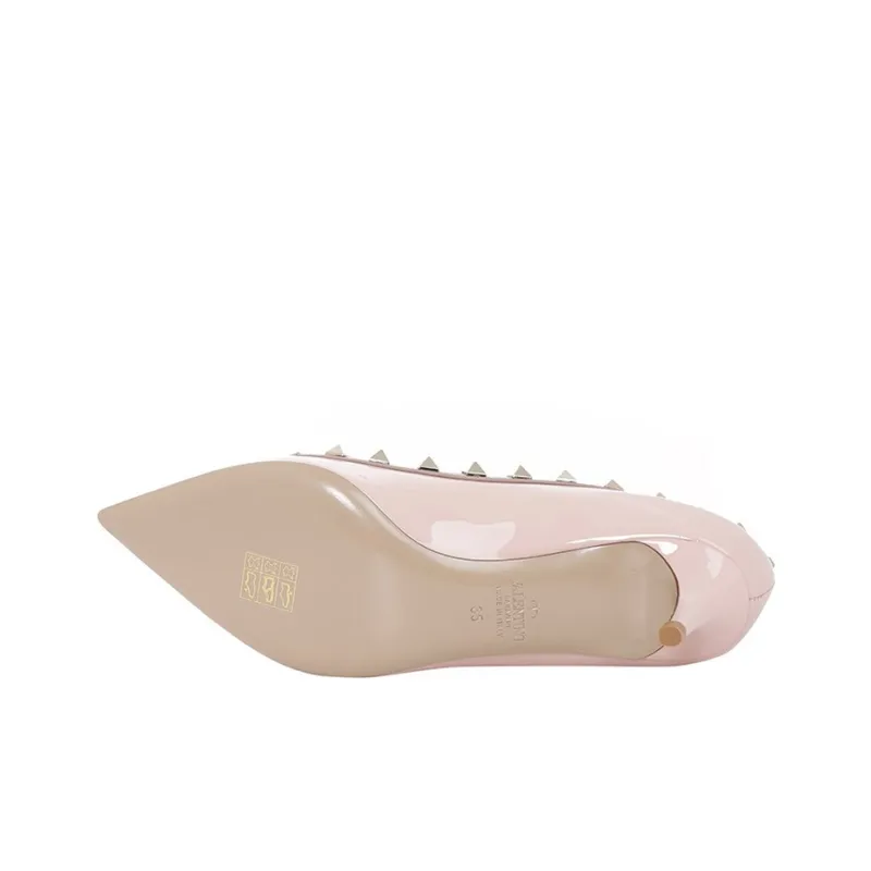 Valentino Rockstud GARAVANI Slim Heel High Heels-4