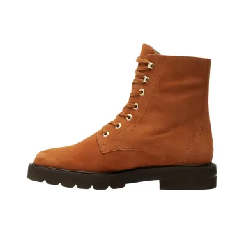 Stuart Weitzman/SW Mila Lift Ankle Boots 3cm Women's Orange-Brown