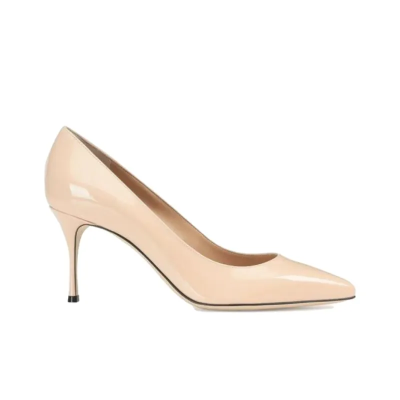 SERGIO ROSSI Godiva 90mm Leather Pumps-1