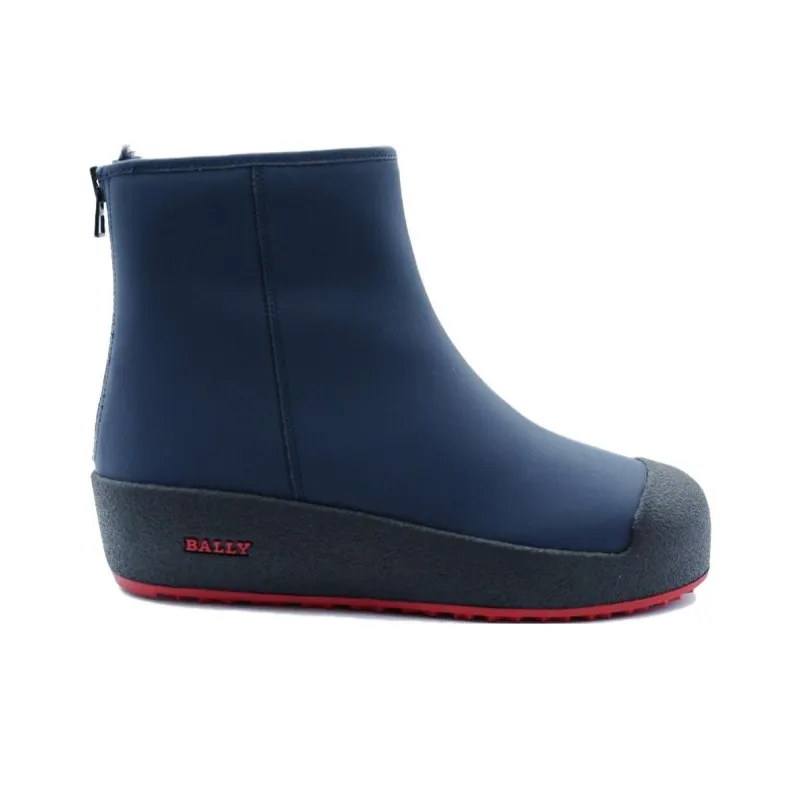 BALLY Short Snow Boots Men's Dark Blue-1