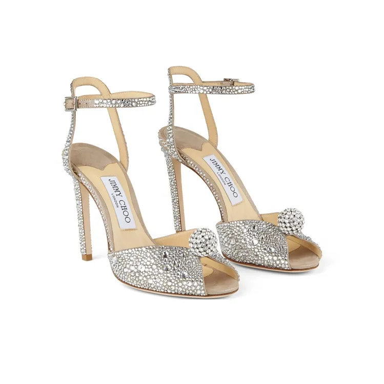 Jimmy Choo Sacora 100mm Sandals-2
