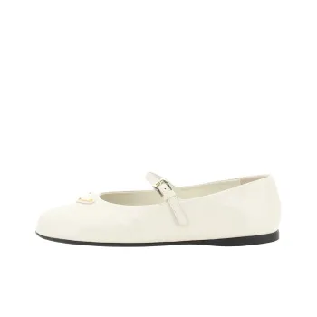 PRADA Mary Jane Shoes Women's White