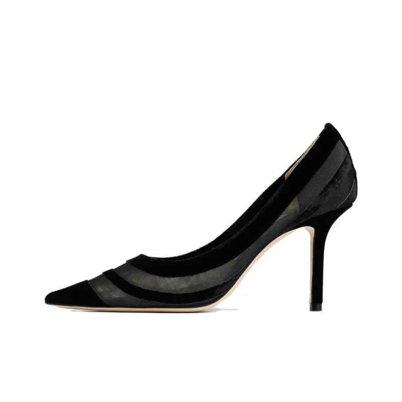 Jimmy Choo Love 85mm Pointed Leather Pumps-0