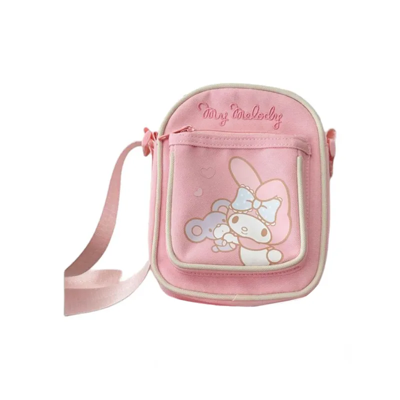 Sanrio Hello Kitty Polyester Crossbody Bag Mini Women's Multicolor-1