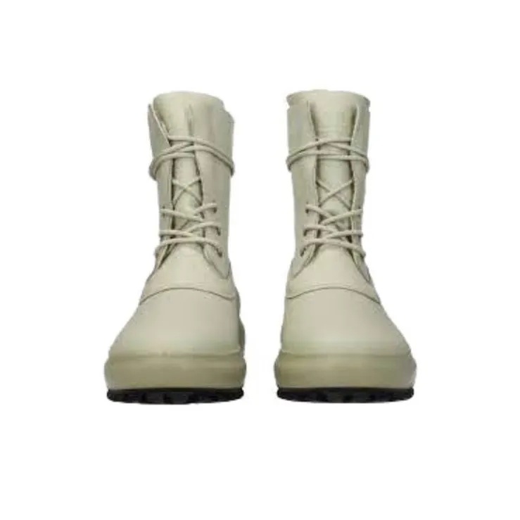 STONE ISLAND Shadow Project Logo-patch Leather Boots-4
