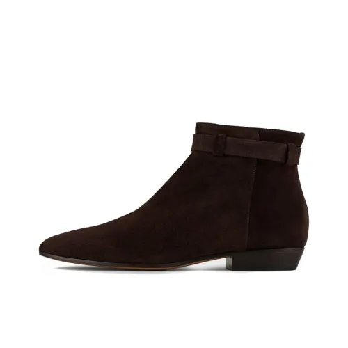 EMPORIO ARMANI Ankle Boots Women's Black/Brown