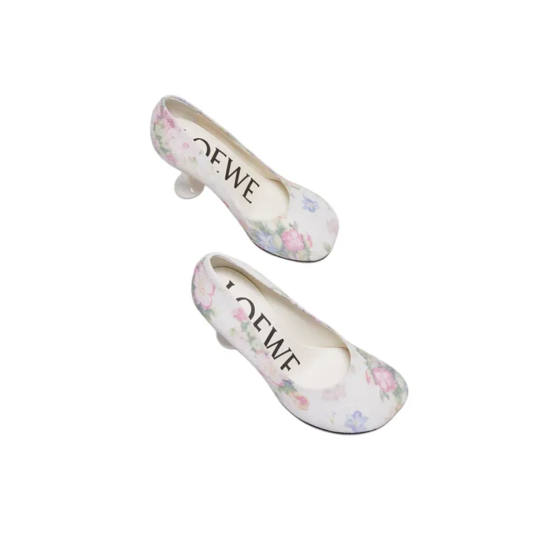 LOEWE Toy Irregular Heel High Heels 9cm Women's Multicolor-3