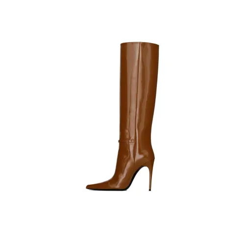 SAINT LAURENT Vendome Pointed Toe Boots Women's