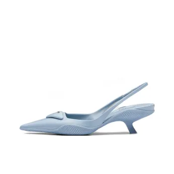 PRADA Irregular Heel High Heels Women's Blue