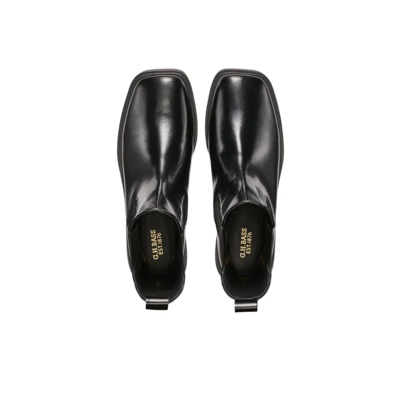 G.H. Bass & Co. BOWERY Short Chelsea Boots 4cm Women's Black-4