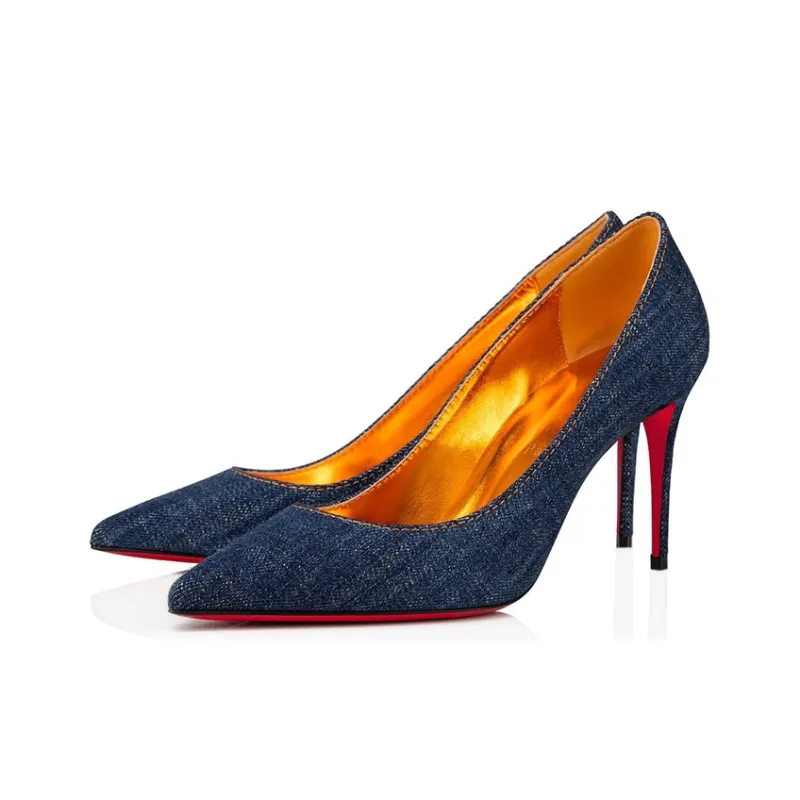 Christian Louboutin High Heels Women's Blue-2