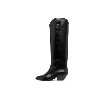 ISABEL MARANT Denvee 40mm Leather Knee-high Boots
