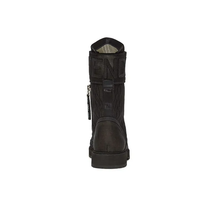 FENDI Ankle Boots Women's Black-4