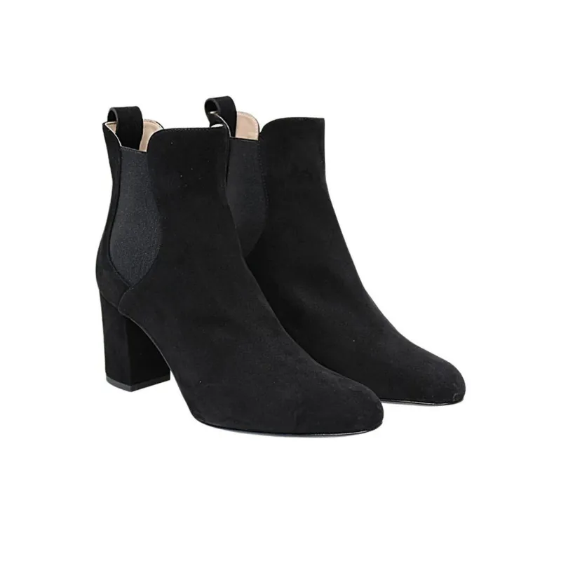 INES DE LA FRESSANGE Short Chelsea Boots 7cm Women's Black-2