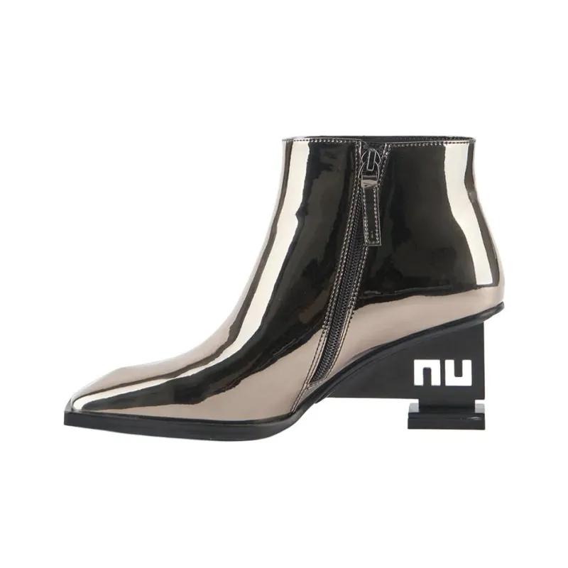 UNITED NUDE UN Bootie Mid II Ankle Boots 6.5cm Women's Gold-0