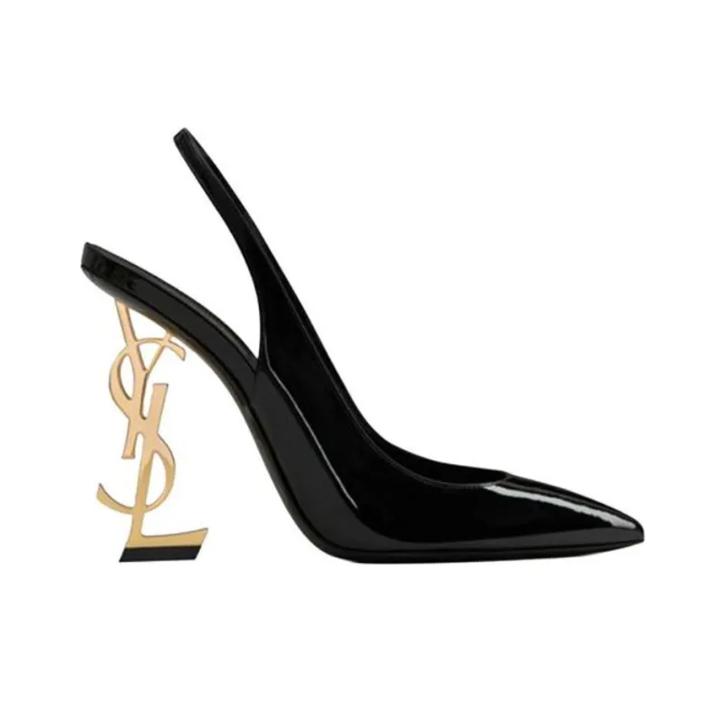 SAINT LAURENT Opyum Slingback Pumps-1