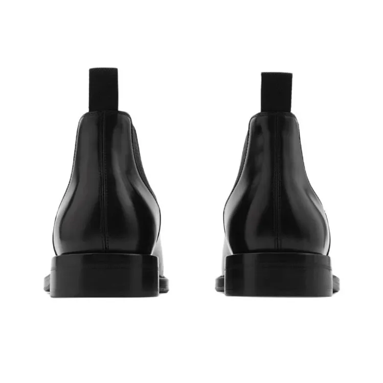 Burberry Tux Low Leather Chelsea Boots-2