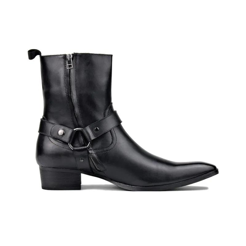 SAINT LAURENT Wyatt Ankle Boots-1