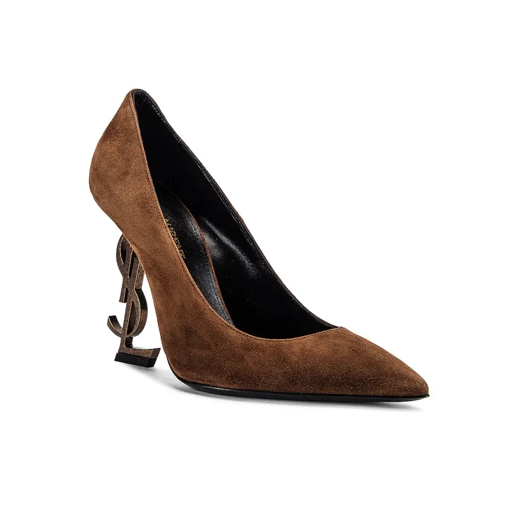 SAINT LAURENT Opyum Pointed Toe Pumps-2
