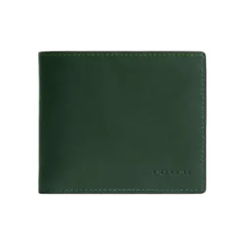 COACH 3 IN 1 Wallet Leather Wallet Women's Green