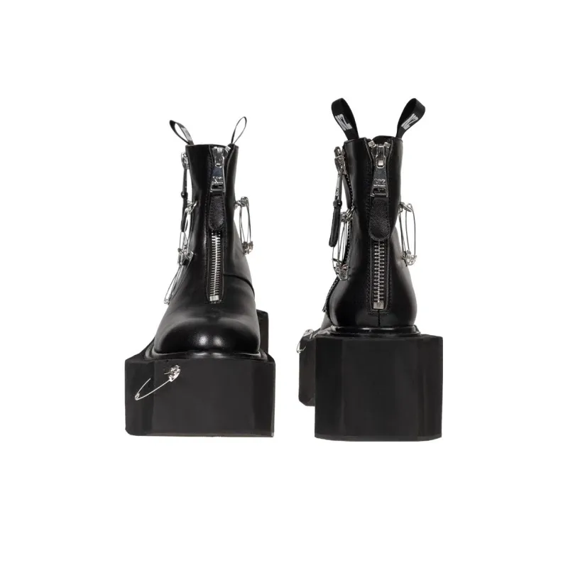 NATASHA ZINKO Platform Zipped 95mm Boots-4