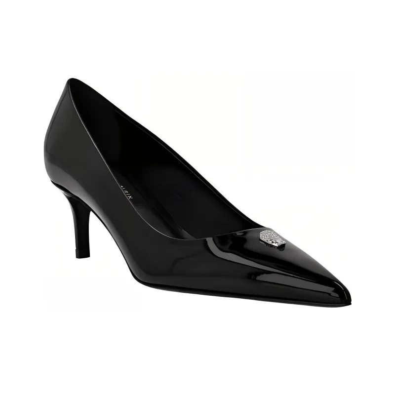 PHILIPP PLEIN 55mm Skull-appliqué Pumps-3