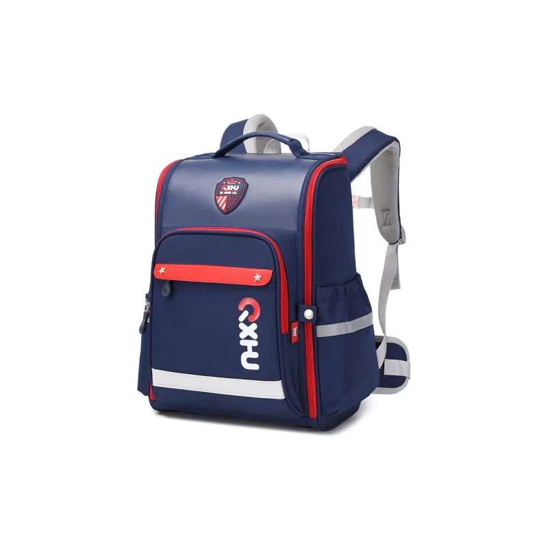 Seven Star Fox Oxford Cloth Student Backpack Elementary School Backpack Large Size Unisex Multicolor-3