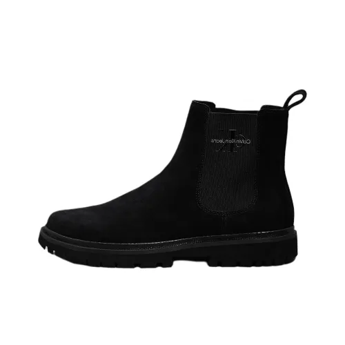 CKJ CALVIN KLEIN JEANS Short Chelsea Boots 3cm Men's Black