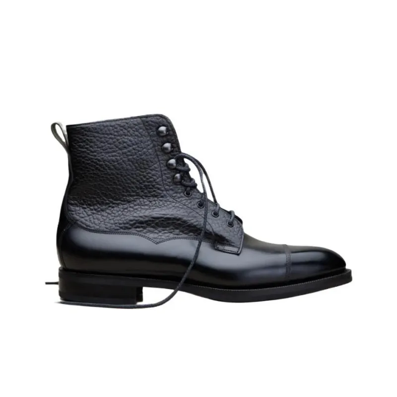 Edward Green Galway Ankle Boots Men's Black-1