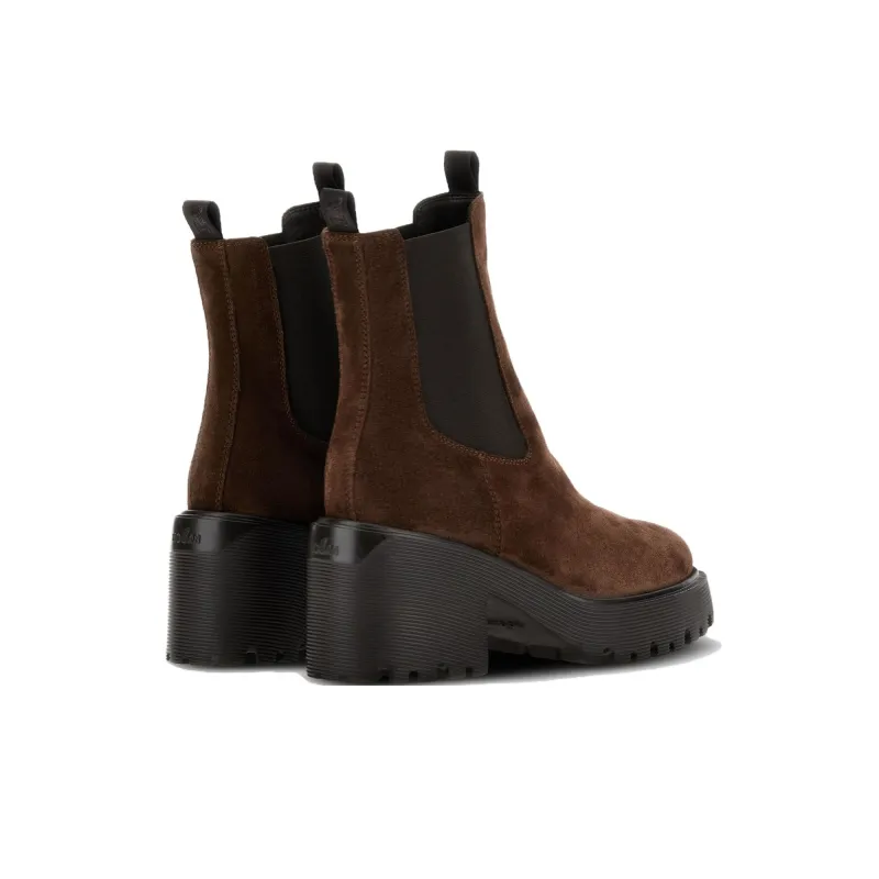 HOGAN H649 Round Toe Chelsea Boots Women's-3