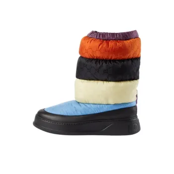 GUCCI Padded Snow Boots Black Multi