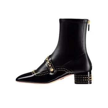 DIOR Belle D Ankle Boots 4cm Women's Black