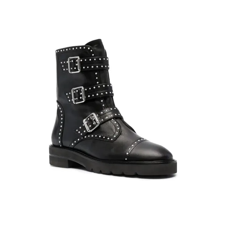 stuart weitzman Jesse Lift Studded Boots-1
