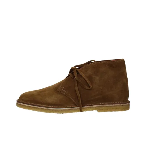 SAINT LAURENT Desert Ankle Boots Men's Brown