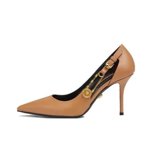 VERSACE High Heels Women's Brown