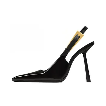 SAINT LAURENT Slim Heel High Heels 11cm Women's Black