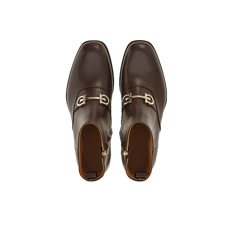 FERRAGAMO Ankle Boots Men's Brown-3