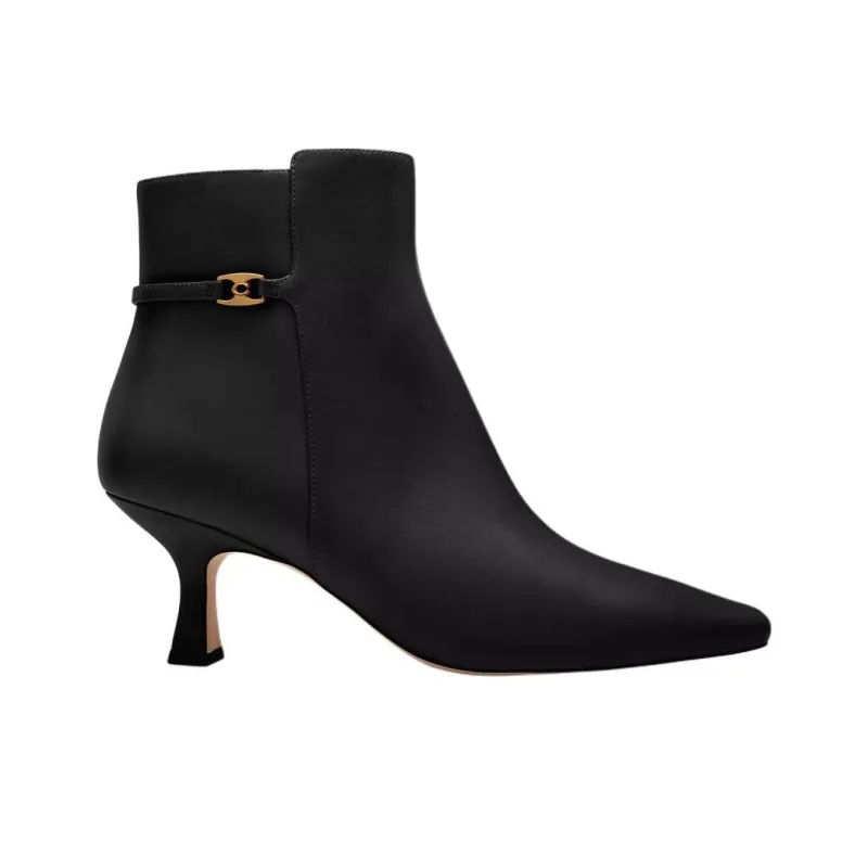 COACH Rebecca Ankle Boots 6.3cm Women's Black-1