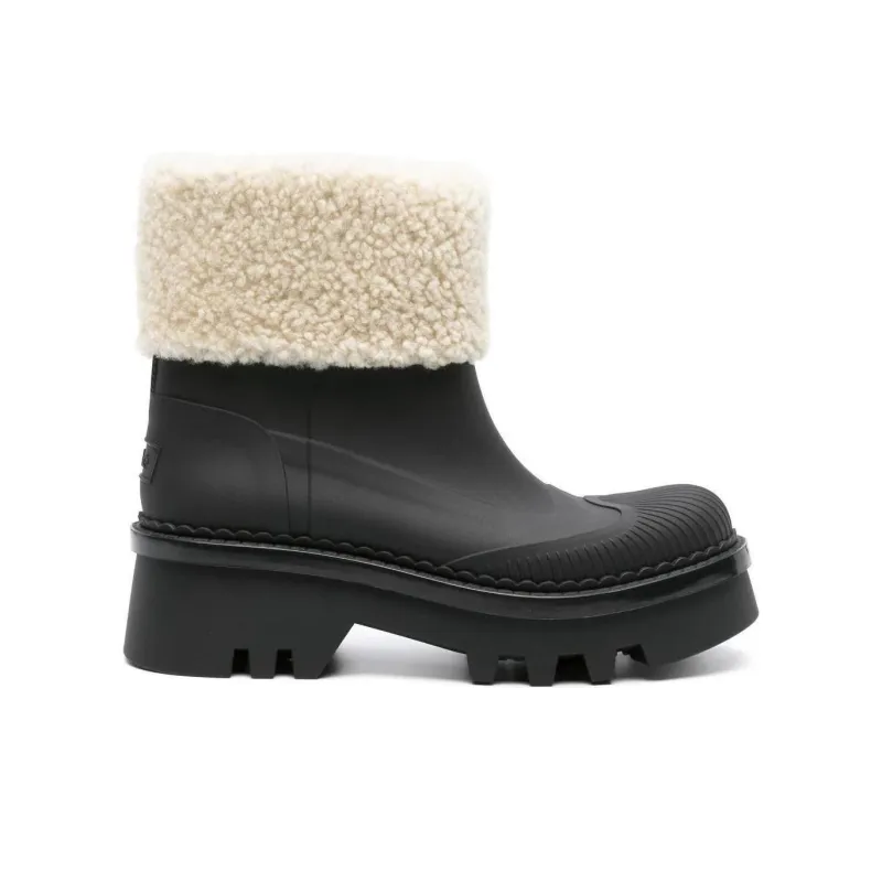 Chloé Raina Shearling Ankle Boot-1
