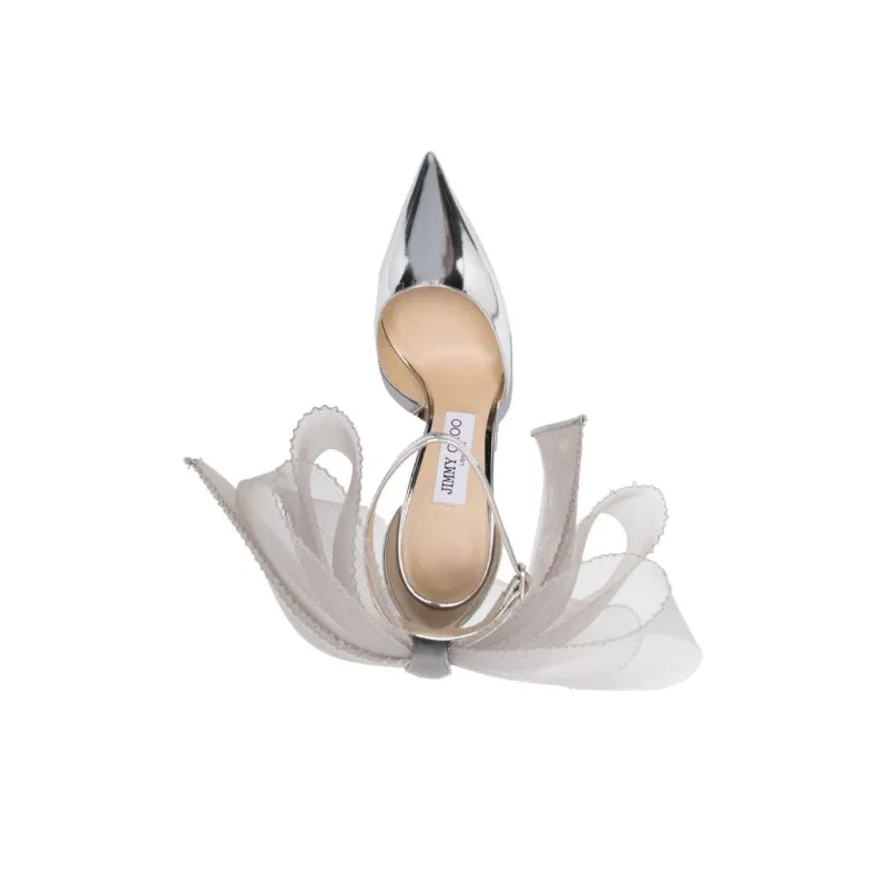 Jimmy Choo Averly 100mm Oversized-bow Pumps-3