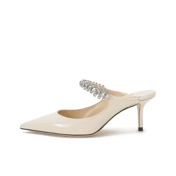 Jimmy Choo Bing 65mm Patent Leather Mules